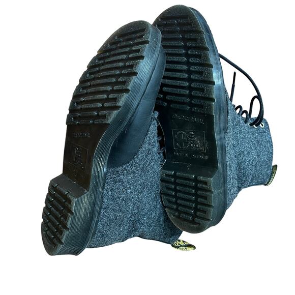 Dr Martens Women's Boots Leather Lace England 6 Derby Merino Wool Lambswool Moon - Picture 9 of 9